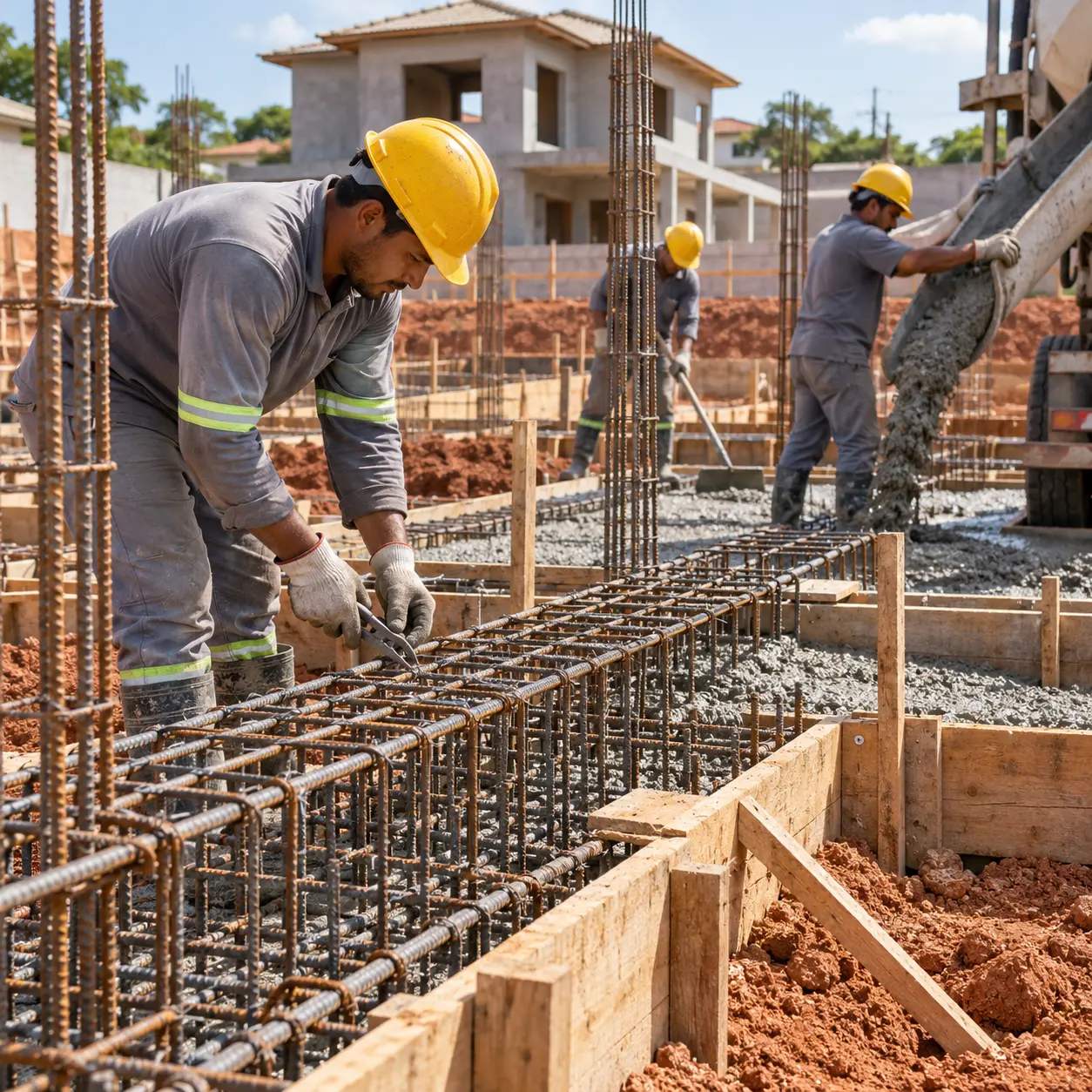 Fundação e Estrutura